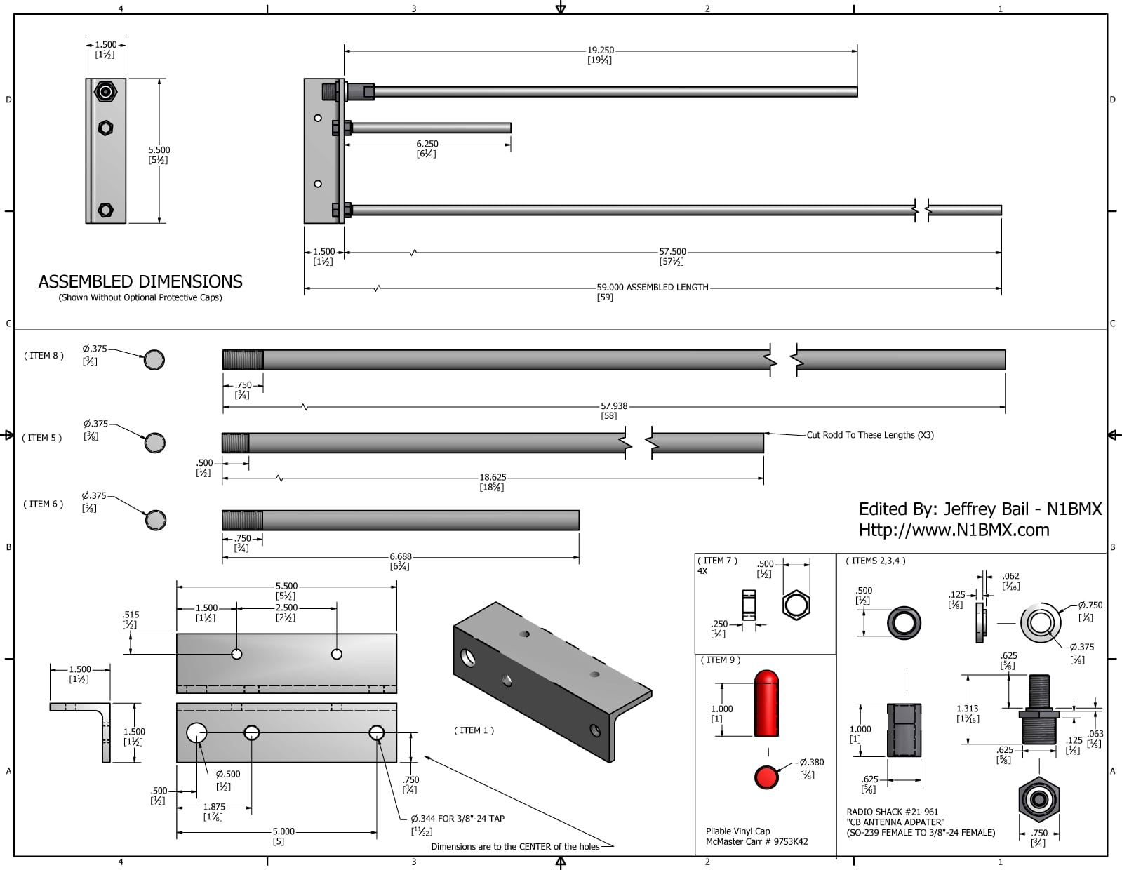2m / 70cm J pole antenna építése - CQ DX 73!